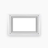 White frame. Vector. Easy to edit size.