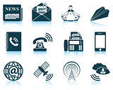 Set of communication icons