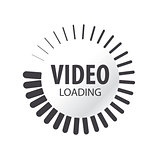 abstract vector logo video loading 