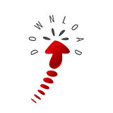vector logo arrow cursor to download