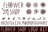 Logo kit for flower shops