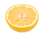 Half of fresh orange