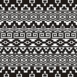 Seamless pattern with aztec ornaments