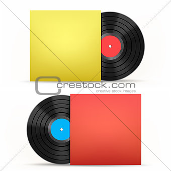 vinyl disc and cover