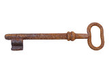 Old rusty key
