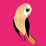 large graphic owl