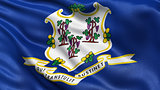 US state flag of Connecticut