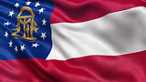 US state flag of Georgia