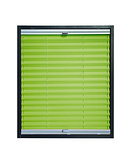 Pleated blind - light green color