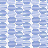 Pattern French Cake macaroon blue on a white background.