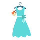 Summer dress hanger price tag