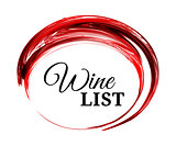 Abstract red wine background