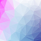 Abstract triangle mosaic gradient colorful background