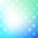 Abstract gradient background with stars