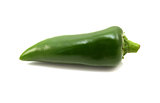 Small spicy green chili