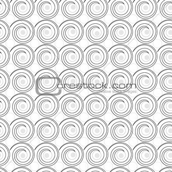 seamless pattern with spiral curls