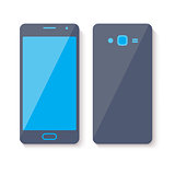 Mobile phone icon. Flat style design.