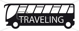 bus icon travel symbol