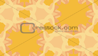 Seamless Yellow Shapes Pattern