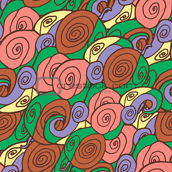 Seamless abstract filled pattern