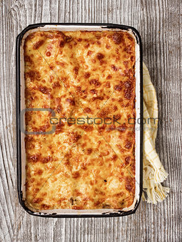 rustic italian baked lasagna