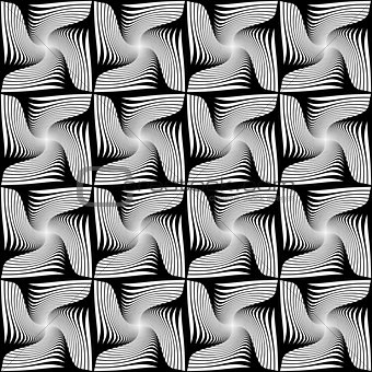 Design seamless striped geometric pattern