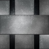 Abstract metallic background with screws