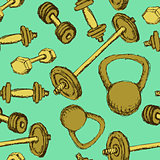 Sketch weights  in vintage style