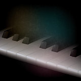 abstract grunge music background with piano