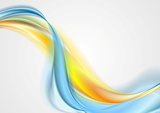 Abstract elegant colorful waves