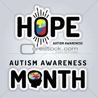 Autism Awareness Graphics Illustration