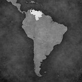 Map of South America - Venezuela