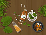 herbal natural medication health nature healing