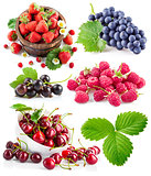 Set fresh berries