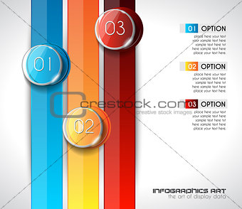 Modern Abstract Infographic template to display data