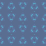 Seamless abstract pattern, blue berry circles