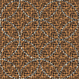 Patterned texture of overlapping strips