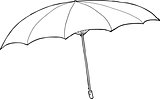 Outlined Umbrella