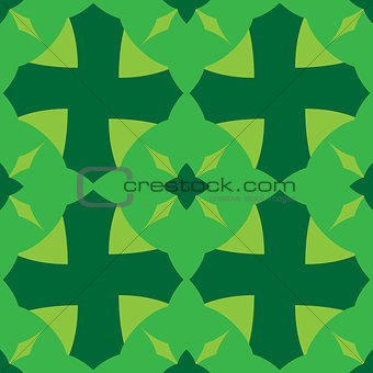 Abstract seamless pattern green color