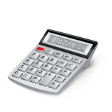 white calculator
