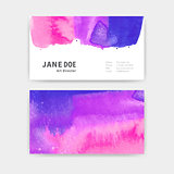 Business cards Watercolor