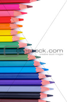 Colorful Pencils Wave