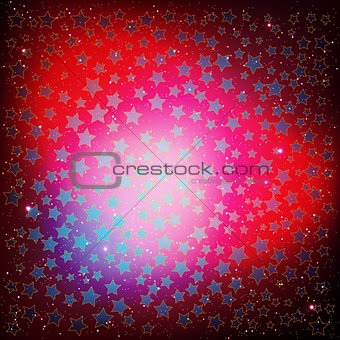 abstract christmas background blue stars