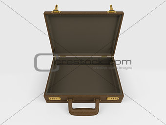 Isolated Briefcase on white