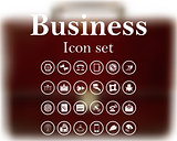 Set of business icon