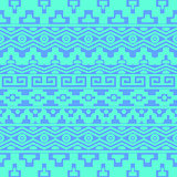 Seamless pattern with aztec ornaments