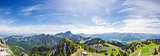 Panoramic view Alps in Bavaria