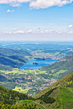 View from Jaegerkamp Bavaria Alps