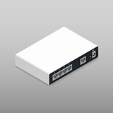 Router, the back side, isometric icon