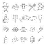 Barbecue or Grill Icons
